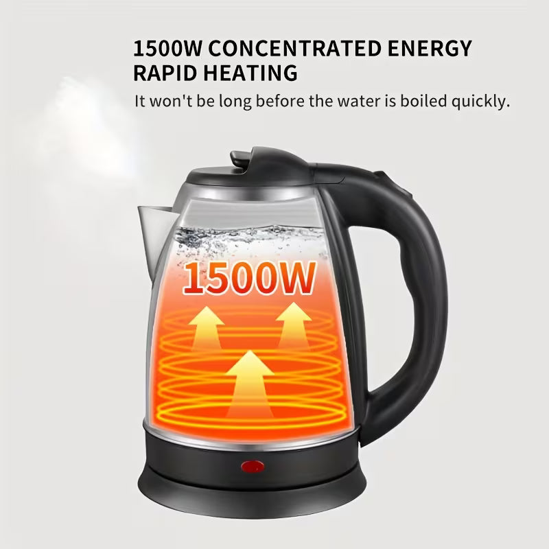 Electric Kettle – Large Capacity, Fast Boiling, Auto Shut-Off & Boil-Dry Protection, Stainless Steel Water Boiler